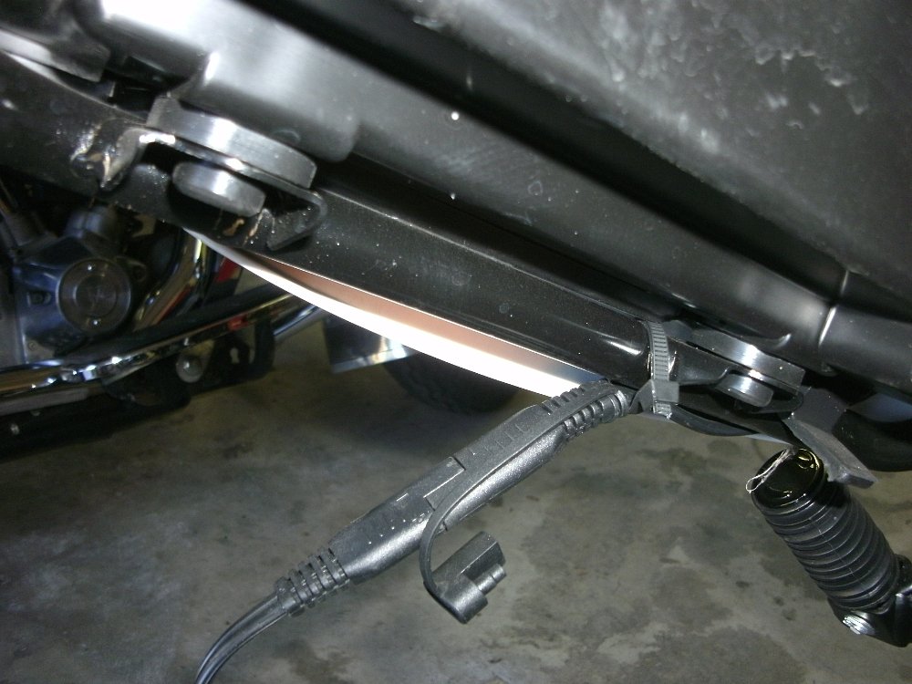 SAE lead on the battery