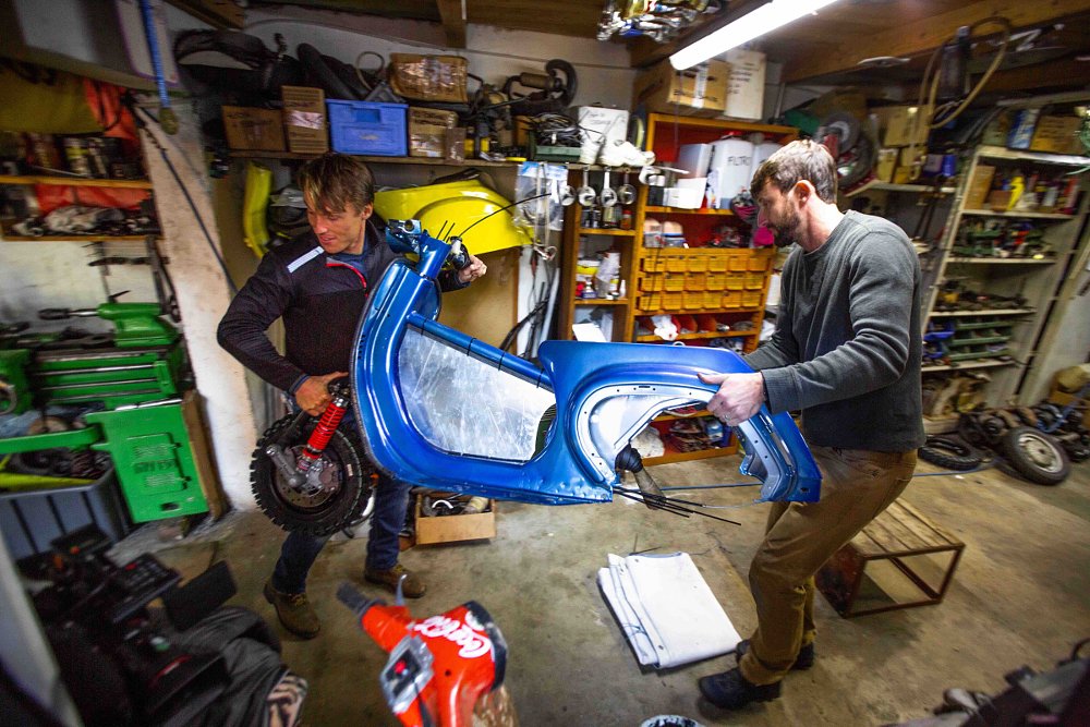 Vespa chassis
