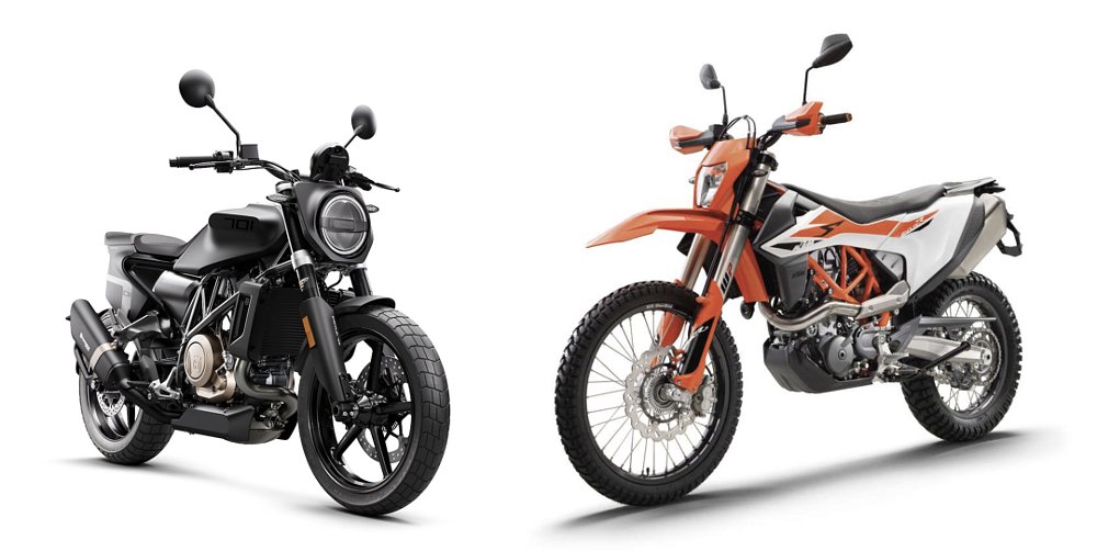 Husqvarna Svartpilen 701 & KTM 690 Enduro