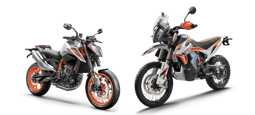 KTM 890 Duke and 890 Adventure R Rally